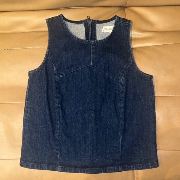 Madewell Tops - Madewell Dark Denim Tank Top